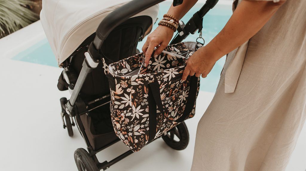 cambiadores de bebé portatiles con originales estampados y fabricados con algodón 100% orgánico y pvc
