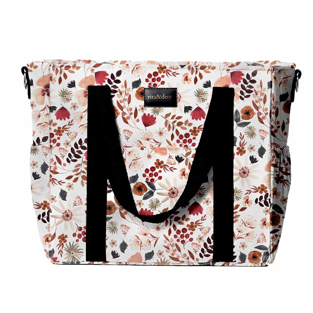 bolso de carro de bebé estampado spring passion impermeable e impermeable
