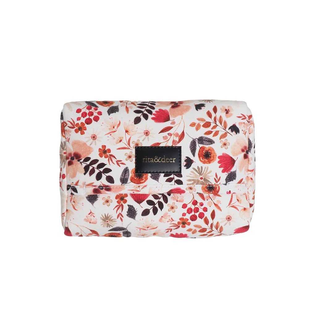 guardatoallitas de bebe con estampado de flores