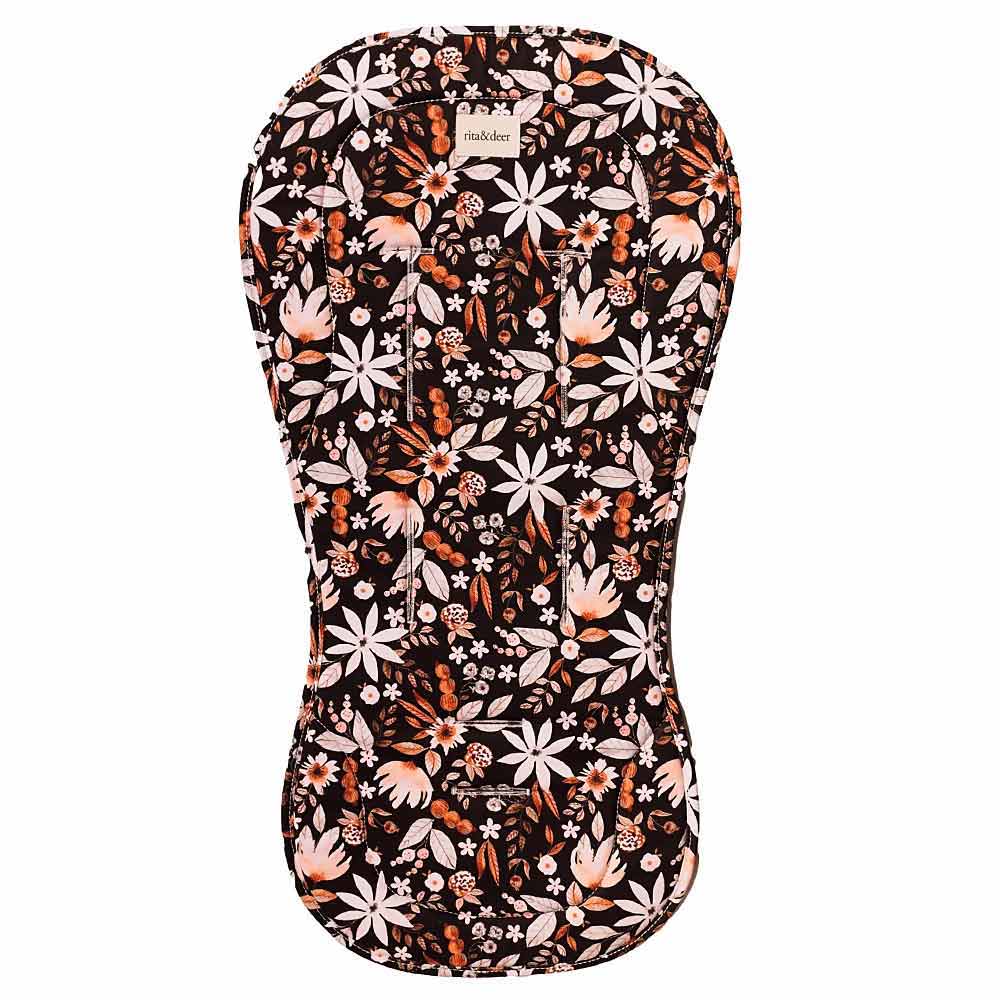 colchoneta universal compatible bugaboo rita and deer black garden