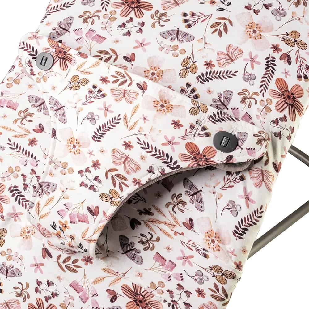 funda hamaca babybjórn butterfly estampado de mariposas y flores