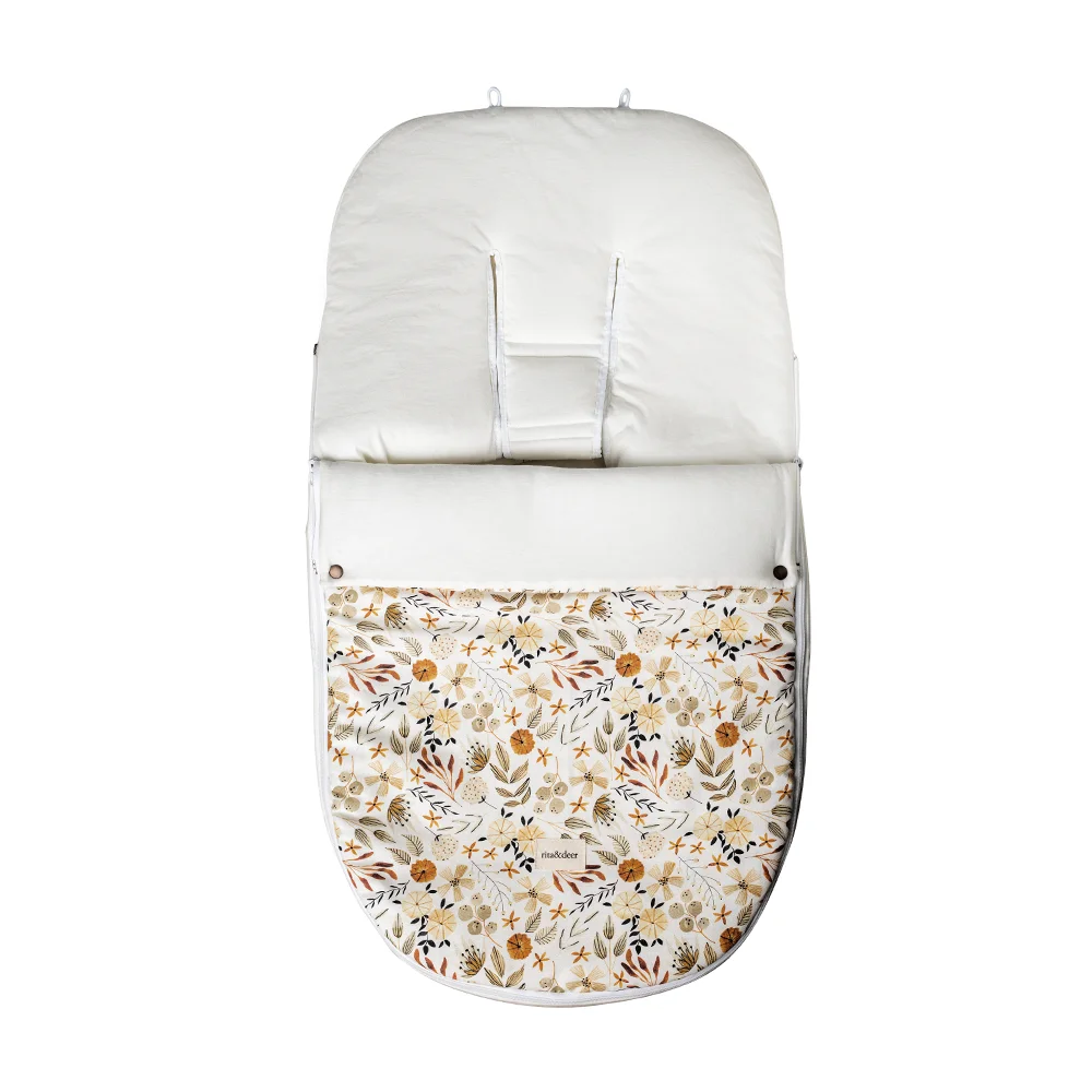 saco carro bebe bloom de flores