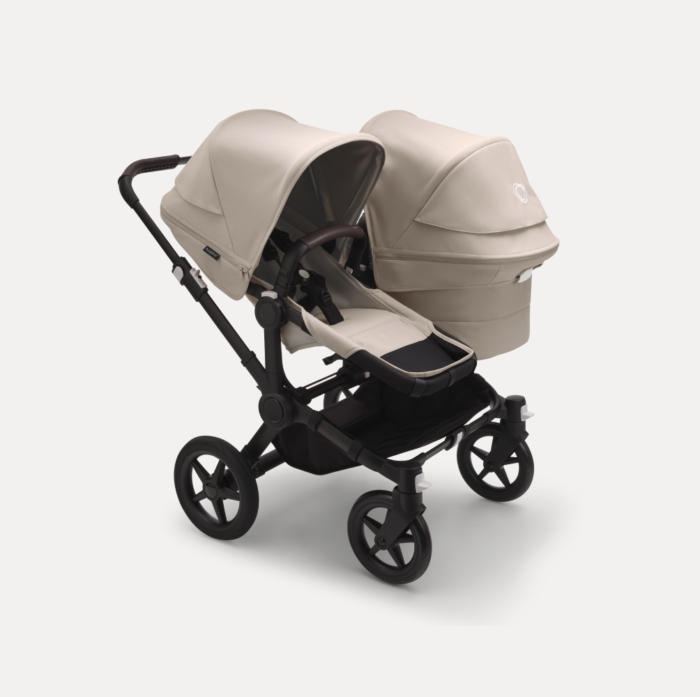 Bugaboo Donkey 5 Dúo,con una silla y un cuco en el bugaboo donkey para que puedas llevar a dos bebés o niños de diferentes edades