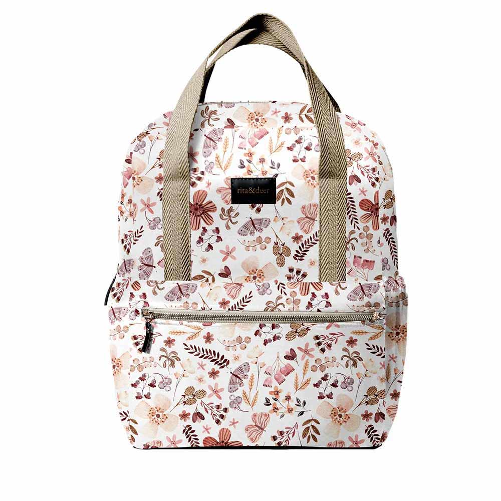 mochila para carro de bebé estampada y práctica