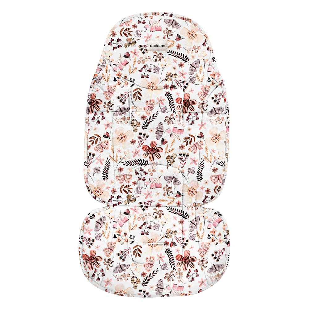 colchoneta bugaboo butterfly estampado butterfly para carro bebe o silla de paseo