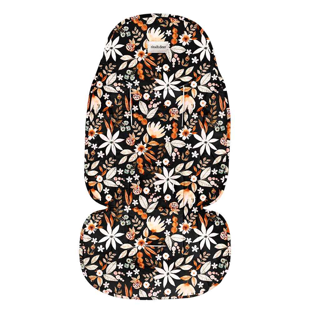 colchoneta bugaboo butterfly black garden para carro bebe o silla de paseo