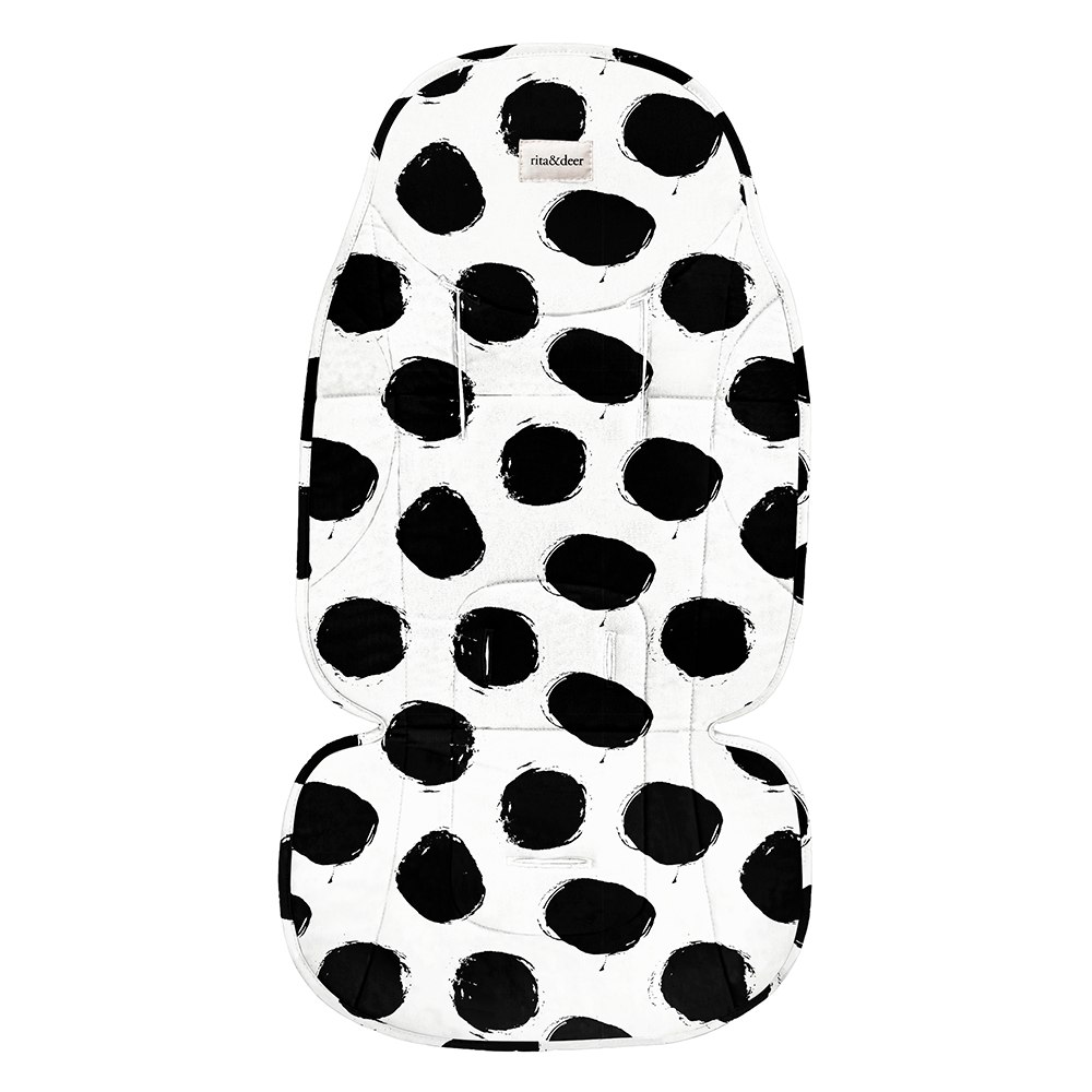 colchoneta bugaboo butterfly bubble dots lunares para carro bebe o silla de paseo
