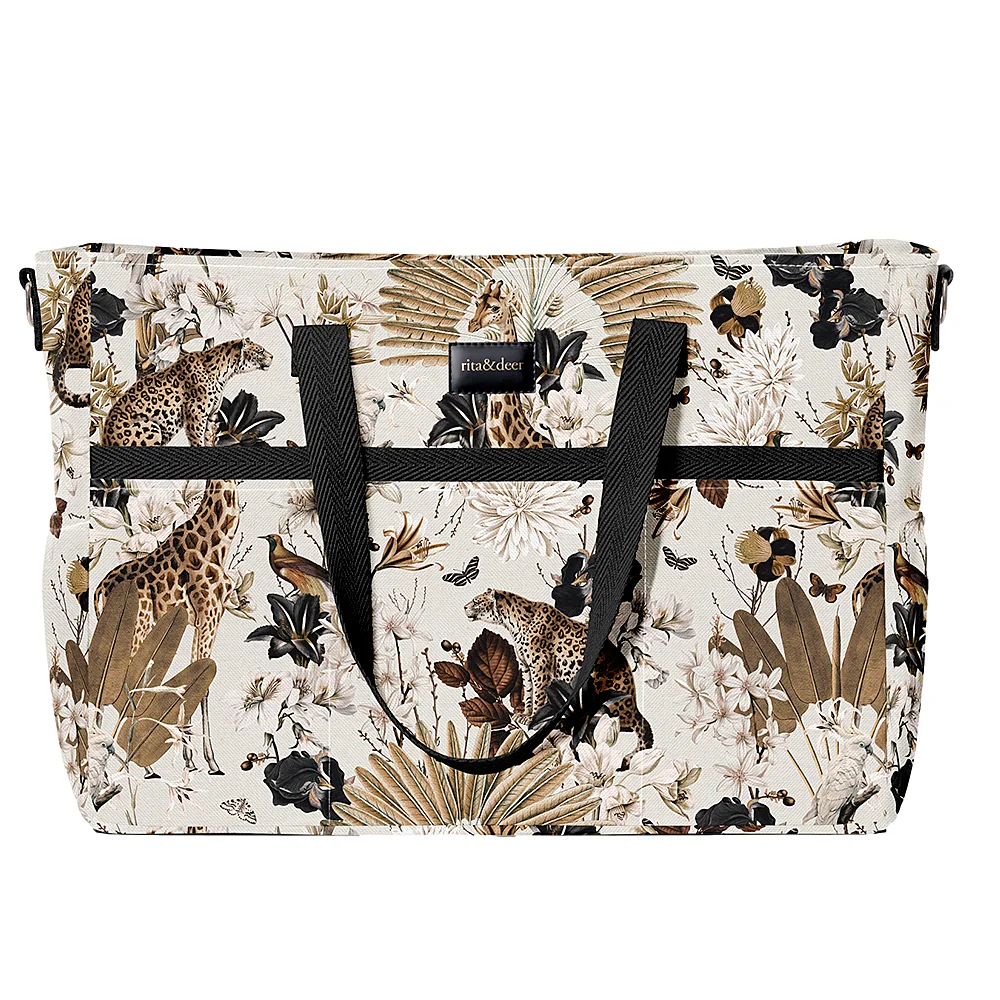 bolso carro gemelar luxor jirafas leopardos animales rita and deer