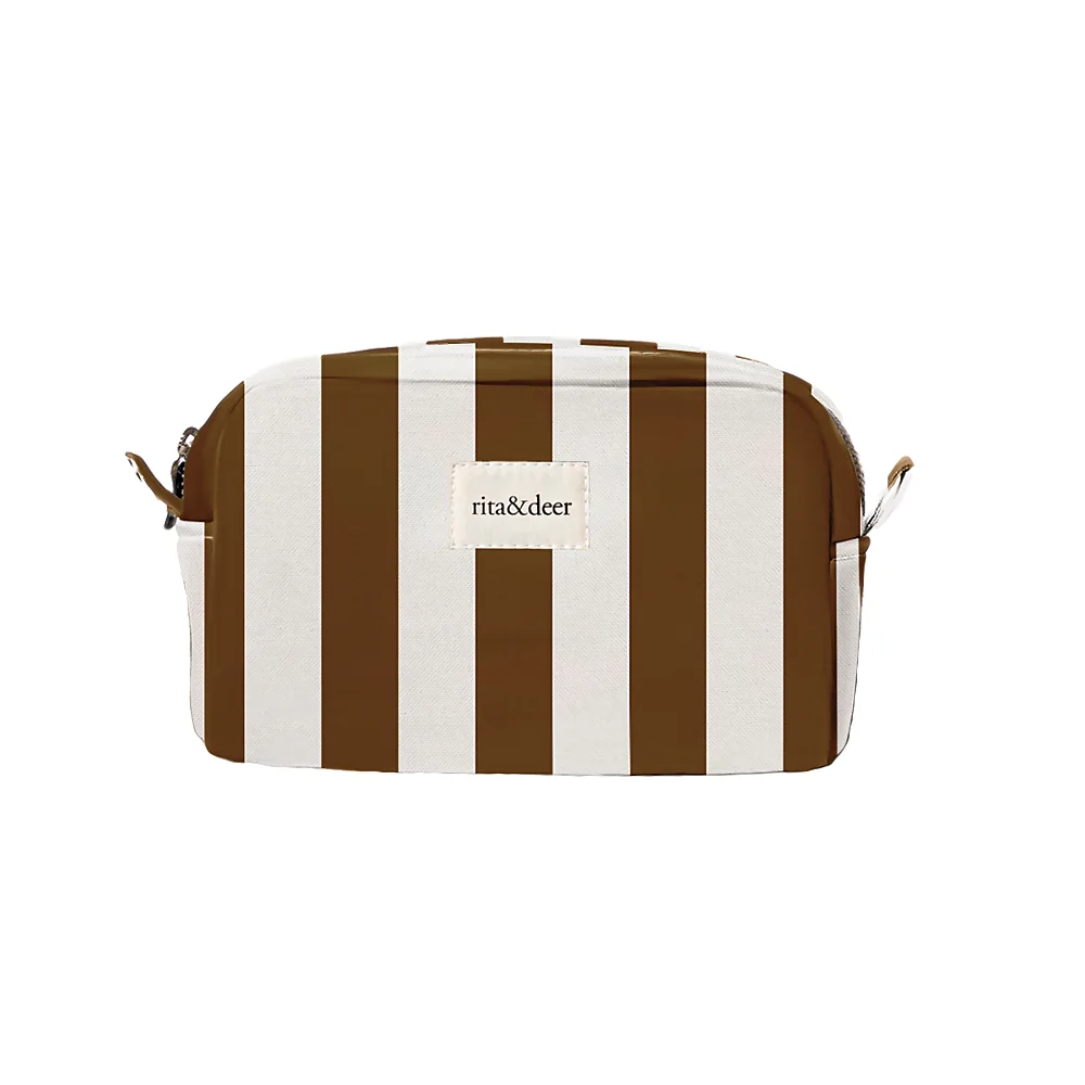neceser de bebé pequeño rayas caramel the striped.
