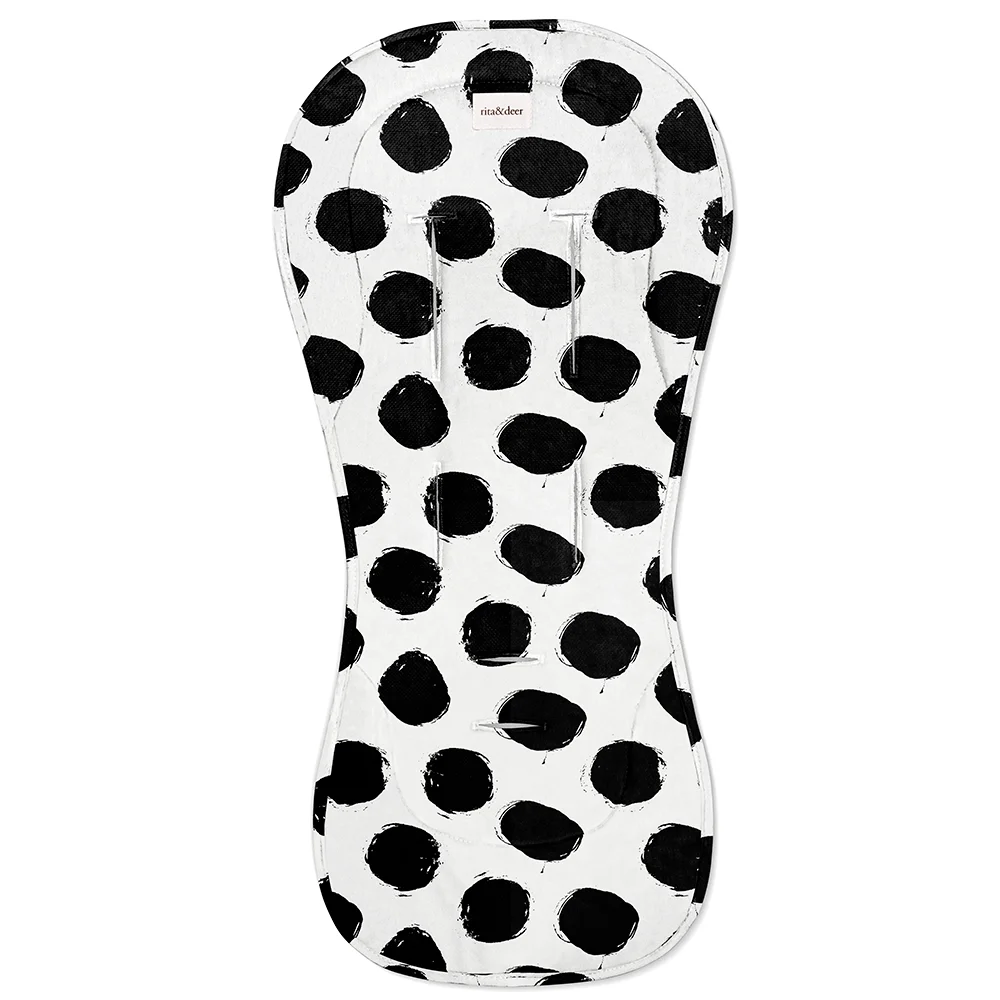 colchoneta bugaboo dragonfly bubble dots lunares para carro bebe o silla de paseo